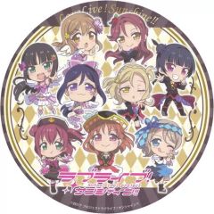 [중고] 코스터(캐릭터) Aqours(SD) 빅 코스터 [세가 콜라보 카페 러브라이브! 선샤인!! The School Idol Movie Over the Rainbow 제4탄] 푸드 메뉴 주문 특전