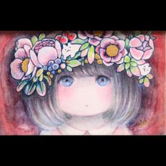 女性らしい感性と繊細なタッチ❣️川辺佳美≪彩≫✨光風会✨油彩SM