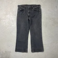 90年代 USA製  Levi's リーバイス 517 ブラックデニムパンツ フレアデニムパンツ  メンズW36  