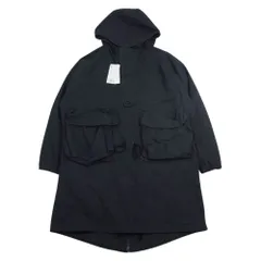 snowpeak スノーピーク Indigo C/N Anorak 60/40クロス 硫化染め アノラック プルオーバー ジャケット ブラック系 S【中古】のサムネイル