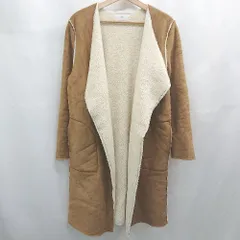 ◇ ⊇ AZUL BY MOUSSY アズールバイマウジー シンプル系 長袖 ムートンジャケット サイズＬ ブラウン系 メンズ E  【1507160027988】