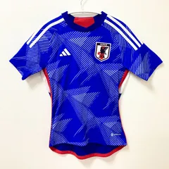 古着　美品　adidas　アディダス　JFA　公益財団法人日本サッカー協会　AEROREADY　エアロレディ　半袖Tシャツ　キッズ　150サイズ　クルーネック　ドライ　ブルー　青　サッカー　日本代表