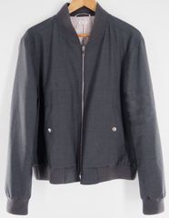THOM BROWNE/トムブラウン 4bar ブルゾンジャケット グレー サイズ2 MJO030A 06146 025