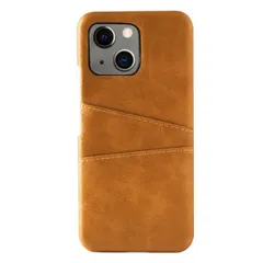 iPhone15 ケース アイフォン15  カード収納 レザー スマート ケース 【Color】 キャメル