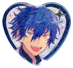 【中古】バッジ・ビンズ 漣ジュン 「あんさんぶるスターズ!! CAST LIVE Starry Symphony -the midnight sun- ハートホロ缶バッジコレクション -the midnight sun- グループA」