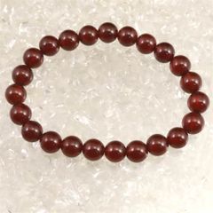 魔除けに！6ミリ高純度練99%辰砂朱砂シナバーブレスレット - メルカリ