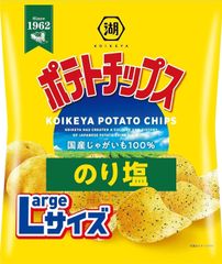 湖池屋 Largeサイズ ポテトチップス のり塩 122g✕12袋のサムネイル