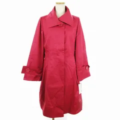 美品♡レリアン　高級シルク100%ロングトレンチコート　ベルト　黒　11 楽天市場】トレンチコート 全2色 ベルト付き ダブルボタン 無地