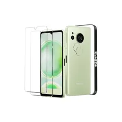 【ガイド枠付き】AQUOS Sense8 ガラスフィルム+ AQUOS sense8 SH-54D / SHG11 カメラフィルム（2+2枚セット）Sense8 フィルム sense8 保護フィルム sense8 SH-54D / SHG11 強化ガラス  1のサムネイル