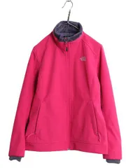 【お得なクーポン配布中!】 US企画 ノースフェイス APEX ソフトシェル ジャケット レディース M The North Face 裏 ボア パイル フリース ブルゾン フルジップ ピンク
