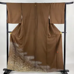 新品 伝統工芸作家 藤林徳扇 落款 銀通し 着物 仕付け糸付 訪問着 5706 袷、正絹訪問着藤林徳扇作