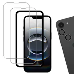 新品 HKKAIS ガラスフィルム iphone16e 用 保護フィルム 日本旭硝子製素材 アイフォン 16e カメラフィルム 高い透過率 硬度9H 貼り付け簡単 強化ガラス フィルム カメラ保護【2+2枚セット 】ガイド枠付き