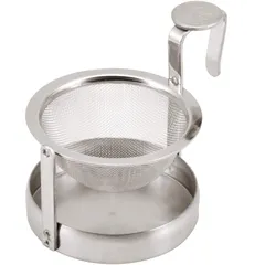 【在庫処分】ナガオ 茶こし 回転式 18-8ステンレス 7cm 日本製