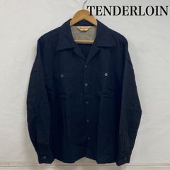 TENDERLOIN テンダーロイン シャツ、ブラウス 長袖 ウール 開襟 オープンカラー