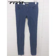 ◇ MOUSSY マウジー 総柄 スキニー パンツ サイズ1 ブルー ブラック系 レディース  【中古】 【1107050003186】
