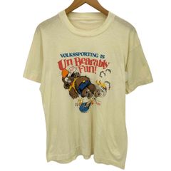 ユーズドフルギ USED古着 80S AVA Un Bearably キャラクタープリント S/S Tシャツ コピーライト1988 メンズ 表記無 