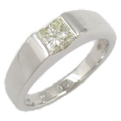 ジュエリー JEWELRY リング・指輪 ダイヤモンド リング ﾀﾞｲﾔ 6.1g #9.5 Pt900プラチナ ダイヤモンド リング レディース Used A