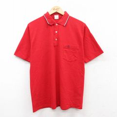 タグ無し新品 dunhillダンヒルメンズ半袖ポロシャツ ゴルフウェア 赤
