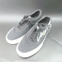 ◇ Θ LACOSTE ラコステ ブランドロゴ スニーカー サイズ5.5 ブラック レディース E  【1503050010887】