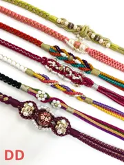 振袖用帯締め 飾り付き 7本おまとめ出品 正絹