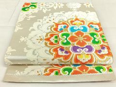 A2979 ○高級 正絹 唐織 六通 袋帯 華文 花文 - メルカリ