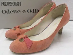 ◇ ◎ Odette e Odile オデット エ オディール UNITED ARROWS ヒール パンプス サイズ24㎝ オレンジ系 レディース 【中古】 【1002800639496】