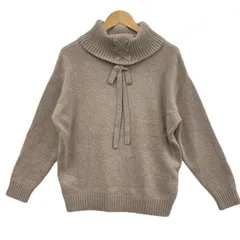 極美品 Rirandture リランドチュール 無地 秋冬 AW 長袖ニット ナイロン/レーヨン ベージュ レディース 2【古着】【中古】【送料無料】