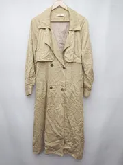 ◇ ◎Θ Ungrid アングリッド ロング 長袖 トレンチ　コート サイズS ベージュ レディース P  【1409250026317】