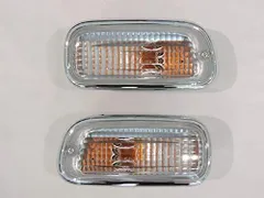 DAIHATSU ダイハツ純正 L700 ミラジーノ用 フロント ウィンカーレンズ 左右セット H11.11～H16.10 補修部品 RH LH 経年劣化 運転席側 助手席側 ターンシグナルのサムネイル