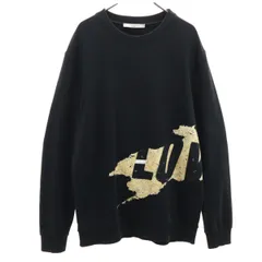Givenchy ジバンシー 15AW ポルトガル製 長袖 LOVEロゴ トレーナー L ブラック スウェット メンズ 古着のサムネイル
