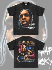 【NUBIAN限定/公式品】【L】エイサップロッキーロンTシャツ 日本未入荷】 RAP TEE ラップ Tシャツ エイサップ ロッキー ASAP