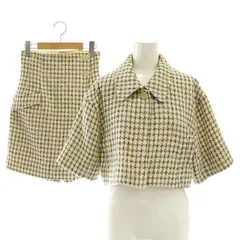 リリーブラウン Lily Brown 22SS ショートレングスステンカラージャケット ハーフパンツ セット シングル  黄 イエロー /YQ ■OSのサムネイル