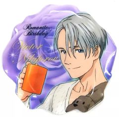 [중고] 배지 핀즈 (캐릭터) 빅토르 (방 입고) 로즈 소프트 배지 [이치 반 쿠지 유리!!! on ICE~Romantic Birthday~] G상