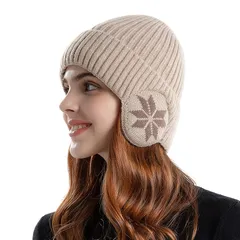 【売切注意！お早めに】 登山 散歩 通勤通学 バイク スキー 自転車 おしゃれ 無地 スノーボード用 厚手 アウトドア ニット帽子 暖かい 裏起毛 大きいサイズ ニットキャップ 耳当て付き 防寒防風 小顔効果 冬 レディース 伸縮性 メンズ 耳あて 男女兼用