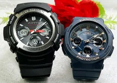 恋人たちのGショックペアウォッチ G-SHOCK BABY-G ペア腕時計 カシオ 2本セット 電波ソーラー gショック AWG-M100-1AJF BGA-2510-2AJF ラッピング無料 手書きのメッセージカー