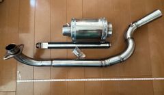 ASC RACING　ホンダ　グロム用　　フルエキ　Zマフラー　シルバーショート