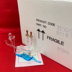 イタリア seguso セグソ ムラーノガラス ヴェネチアングラス 鳥 - メルカリ