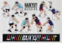 【中古】アクリルスタンド・アクリルパネル 集合 クリアスタンドセット 「くじラック ハイキュー!! ～レシーブ～」 LAST賞