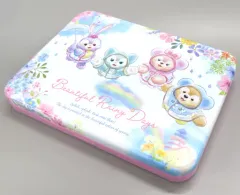 【中古】小物入れ・マルチケース・缶ケース 集合(雨具) チョコレート(缶のみ) 「ダッフィー＆フレンズのビューティフル・レイニーデイズ」 東京ディズニーシー限定
