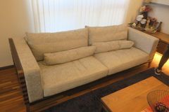 TAKUMI SOFA LD 3Pソファ 利庵 ウォーナット材 美品 - メルカリ