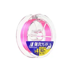 メジャークラフト PEライン 弾丸ブレイド 4本編み ライトゲーム用 DBL4-150/0.3PK ピンク 150M/0.3号