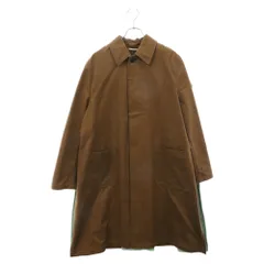 VALENTINO (ヴァレンチノ) 20SS プリーツオーバーサイズコート 切替 ブラウン/グリーン TV0CKC05678のサムネイル