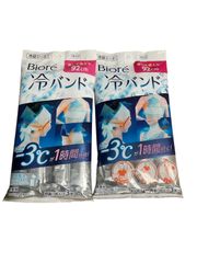 花王 ビオレ 冷シート 冷バンド 無香性 3本入　【2個セット】