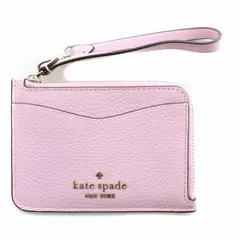 ケイトスペード KATE SPADE レイラ スモール カード ホルダー リスレット カード入れ カードケース パスケース ロゴ 装飾 レザー 牛革 ピンク WLR00398 /BBのサムネイル