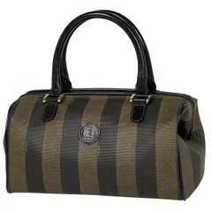 【FENDI】フェンディ ハンドバッグ　ペカン柄 PVC ミニボストン FENDI フェンディ ペカン柄 ミニボストンバッグ ハンドバッグ