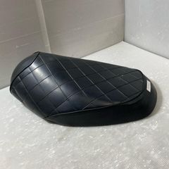 TW200 HEAVEN'S バイク用カスタムシート ダイヤステッチ ブラック