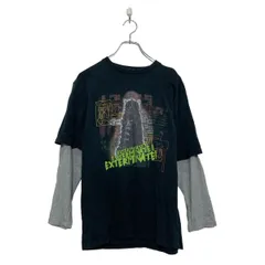 NEXT 長袖 プリント Tシャツ キッズ ブラック S~ ロングスリーブ 古着卸 アメリカ仕入 a607-6459