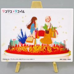 [중고] 잡화 니시키 치다카 & 이노우에 타키나/ED·쇼핑 이젤 첨부 미니 플레이트 [이치반 복권 리콜리스·리코일 2탄] G상