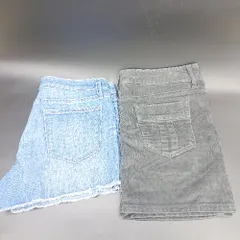 ◇ Θ 《 GAP ギャップ ショート丈 Mサイズ 26インチ デニムパンツスカートセット レディース 》 E  【1412090068478】