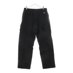 CHAMPION (チャンピオン) ×N．HOOLYWOOD SWEATPANT エヌハリウッド リバースウィーブ ロゴ刺繍 コットン スウェットパンツ ブラック C8-Y214